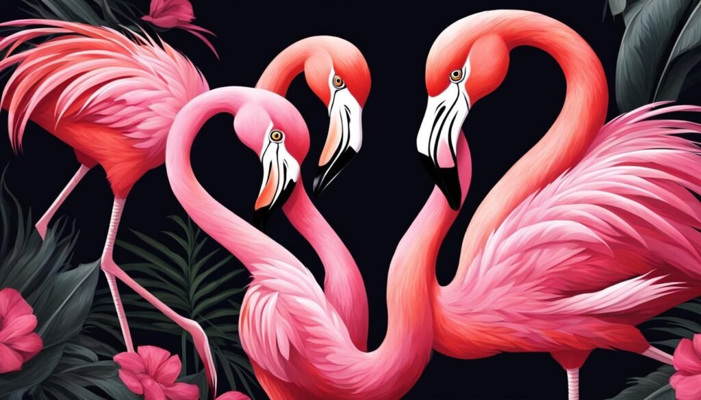 Flamingo sexual behavior