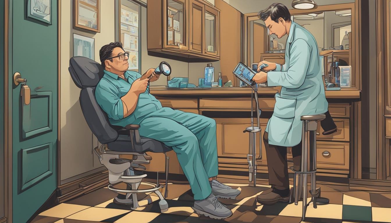 what does a podiatrist do on first visit